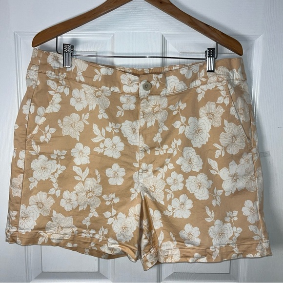 Jachs Floral Tan Women's Shorts XXL - Picture 1 of 9